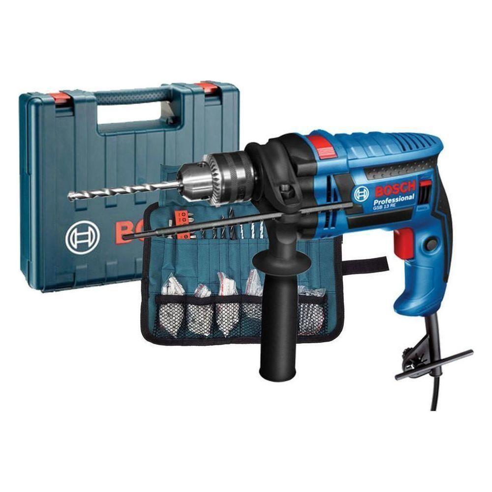 Bosch GSB 13 RE Impact Drill + 100 pcs Accessories - Goldpeak Tools PH Bosch Bosch GSB 13 RE Impact Drill + 100 pcs Accessories - Goldpeak Tools PH Bosch